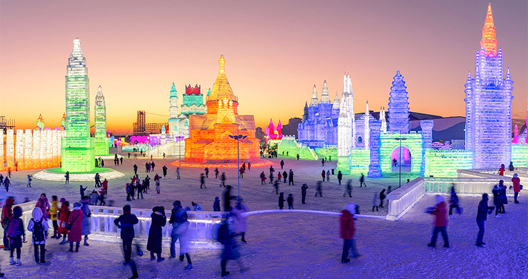 Harbin Ice and Snow World- Μια πολύχρωμη Disneyland πάγου