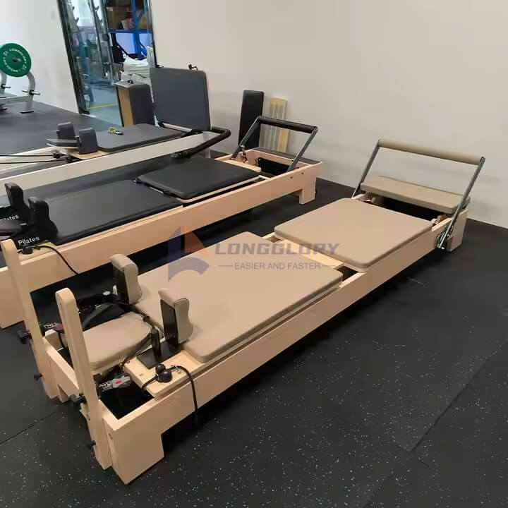 Κλασικό μηχάνημα μεταρρυθμιστή Maple Wood Pilates