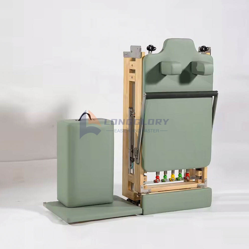 Πτυσσόμενο Reformer Pilates Oak Wood