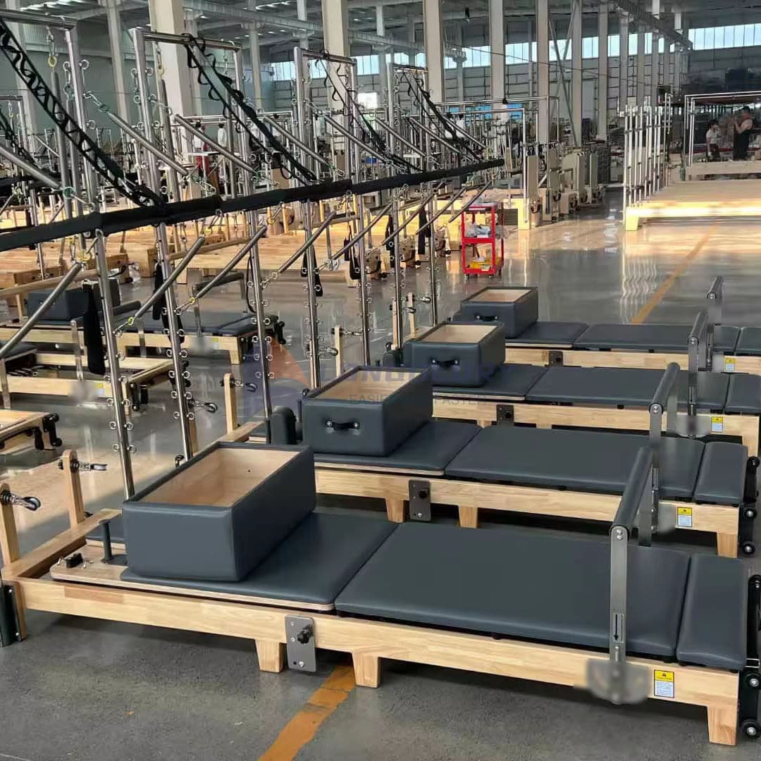 Oak Pilates Reformer με μισό πύργο